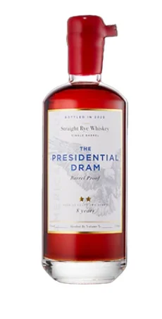 The Presidential Dram Single Barrel 8 Year Old Straight Bourbon Whiskey | 700ML