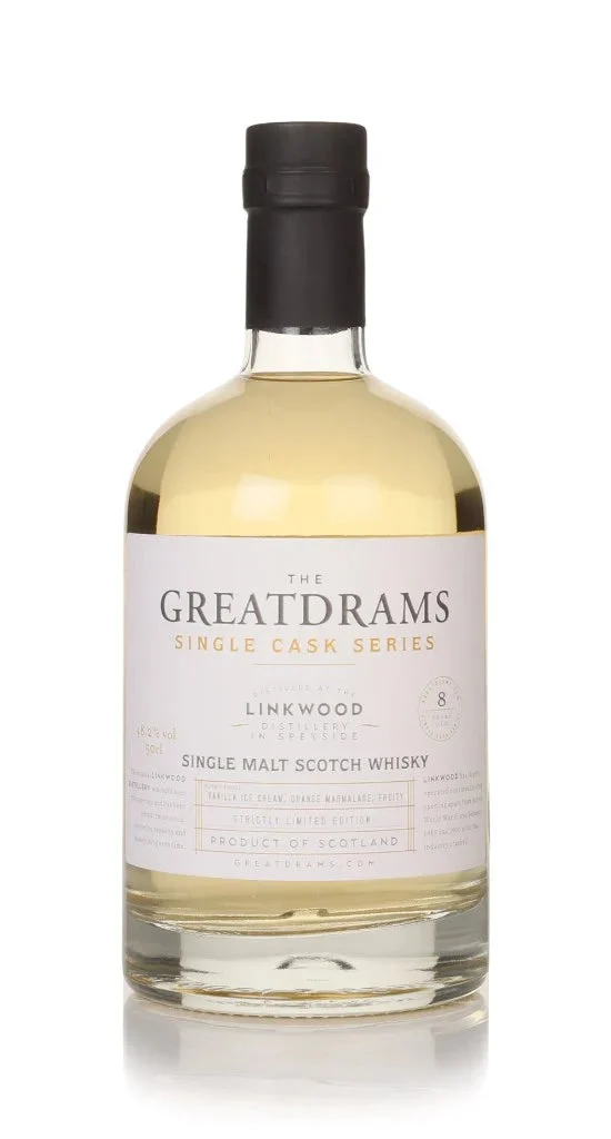 Linkwood 8 Year Old Single Cask Series Single Malt Scotch Whisky | 500ML - Whiskey