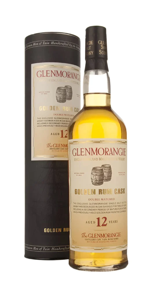 Glenmorangie 12 Year Old - Golden Rum Cask Single Malt Scotch Whisky | 700ML