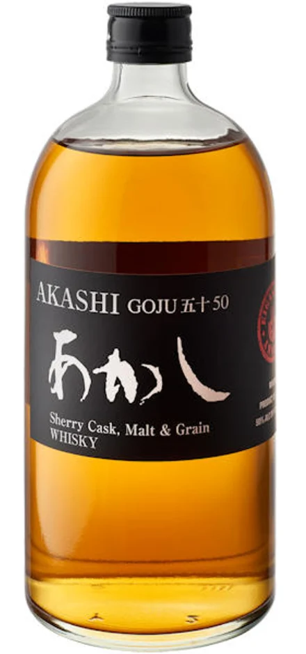 Eigashima Shuzo Akashi Goju 50 Sherry Cask White Oak Blended Whisky - Whiskey