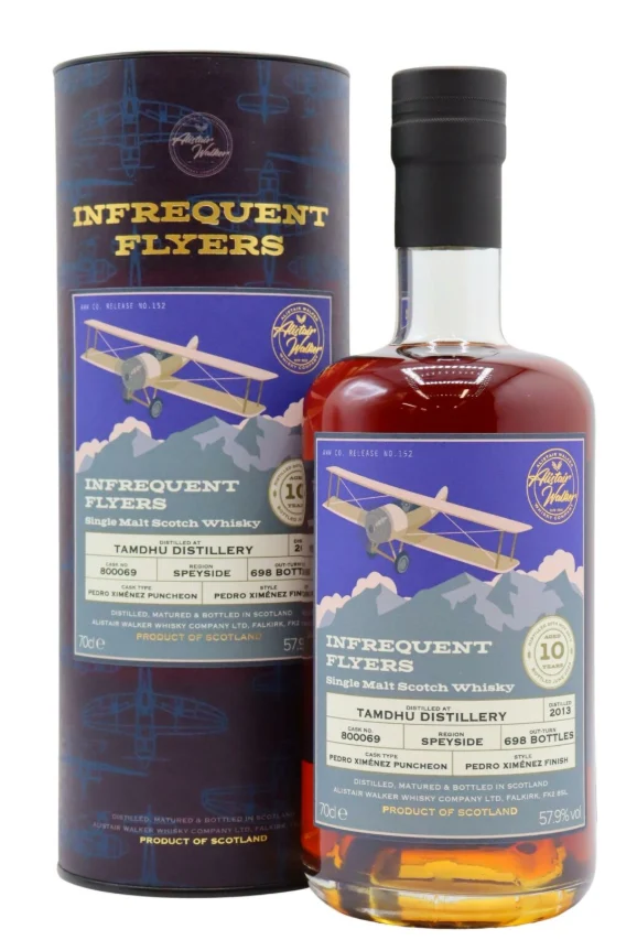 Tamdhu Infrequent Flyers Single Cask #800069 10 Year Old 2013 Vintage Single Malt Scotch Whisky | 700ML - Whiskey