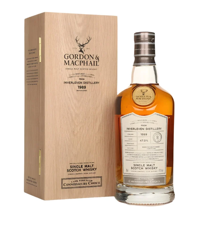 Inverleven 32 Year Old 1989 Cask #832 - Connoisseurs Choice (Gordon & MacPhail) Single Malt Scotch Whisky | 700ML