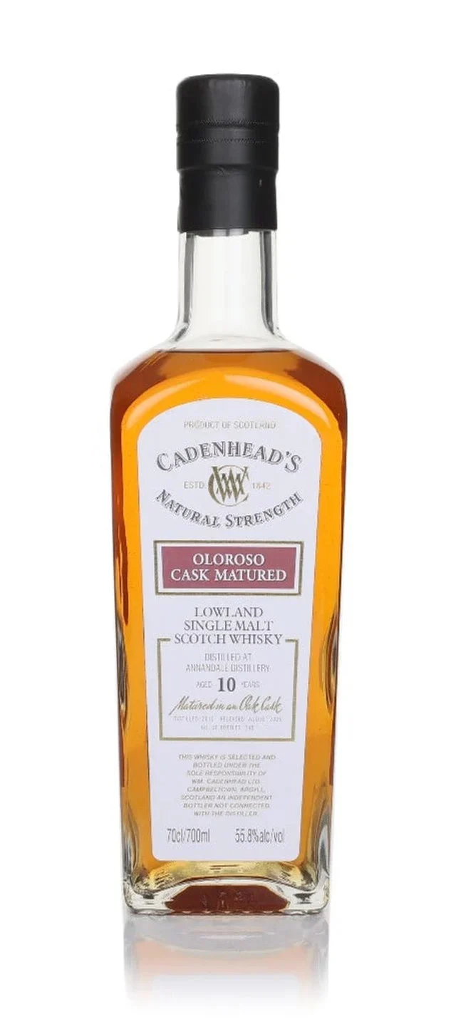 Annandale 10 Year Old 2015 - Cadenhead's Natural Strength Single Malt Scotch Whisky | 700ML