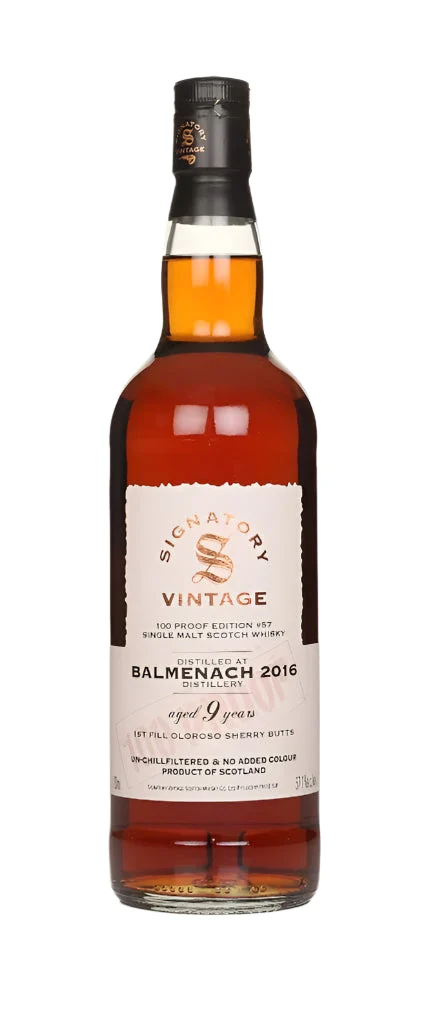Balmenach 9 Year Old 2016 - 100 Proof Edition #57 (Signatory) Single Malt Scotch Whisky | 700ML