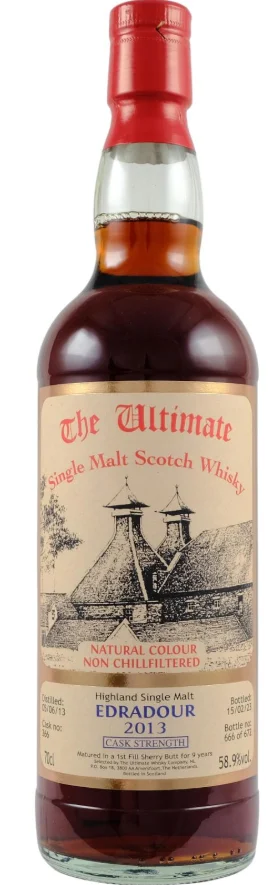 The Ultimate Edradour 9 Year Old 2013 Cask #276 Single Malt Scotch Whisky | 700ML - Whiskey