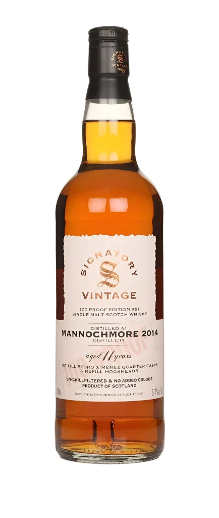 Mannochmore 11 Year Old 2014 - 100 Proof Edition #51 (Signatory) Single Malt Scotch Whisky | 700ML