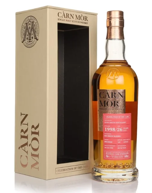 Glen Keith 26 Year Old 1998 Cask #149563 Celebration of the Cask Carn Mor Single Malt Scotch Whisky | 700ML - Whiskey