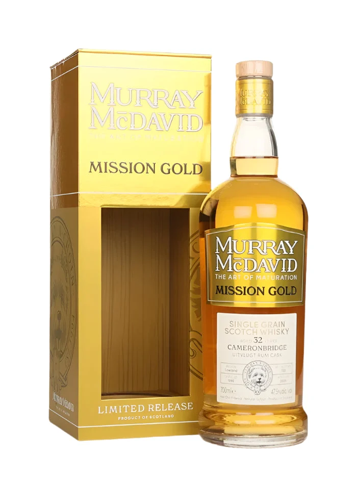 Cameronbridge 32 Year Old 1992 - Mission Gold (Murray McDavid) Single Grain Scotch Whisky | 700ML