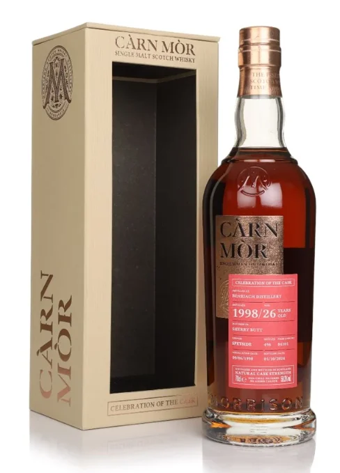 Benriach 26 Year Old 1998 Cask #84101 Celebration of the Cask Carn Mor Single Malt Scotch Whisky | 700ML - Whiskey