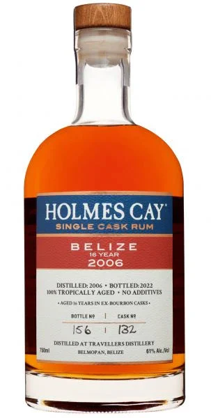 Holmes Cay Belize - Travellers 2006 - 16 Year Old Single Cask Rum