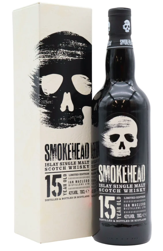 Smokehead 15 Year Old Islay Single Malt Scotch Whisky | 700ML - Whiskey