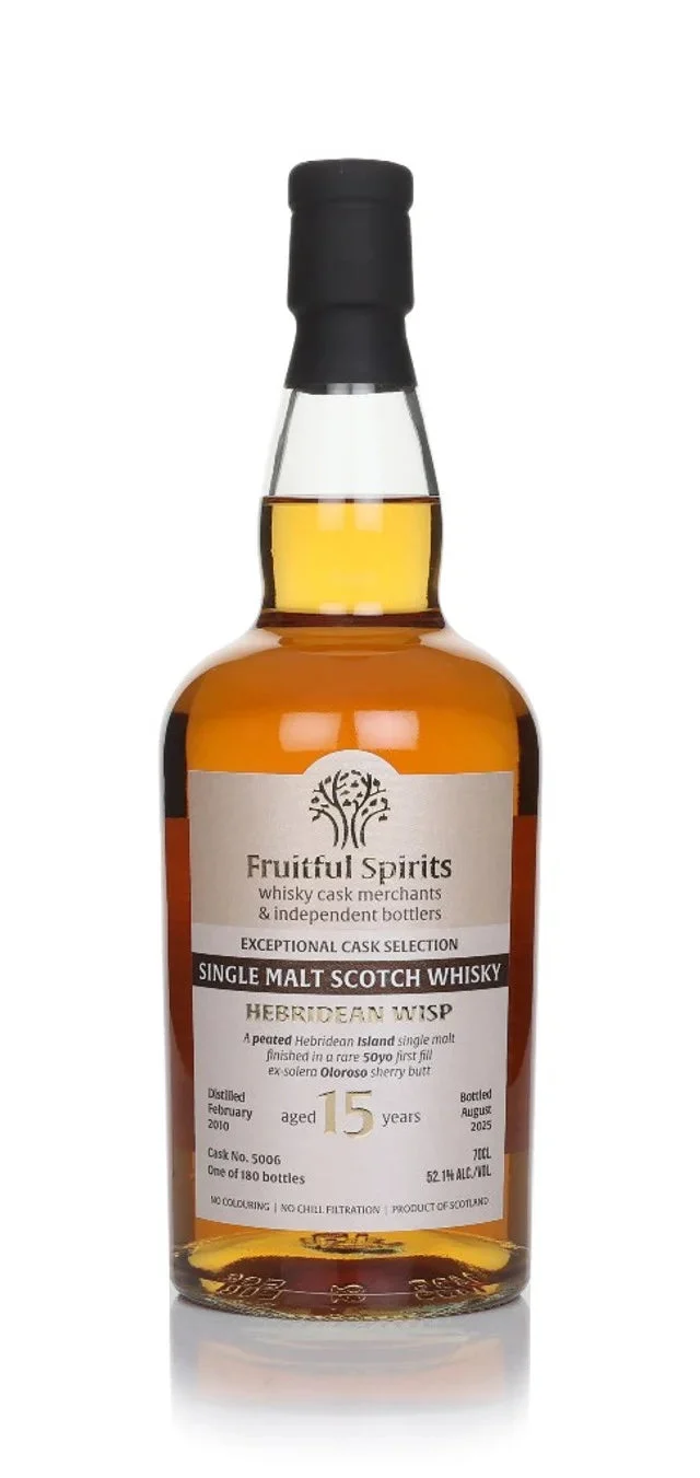 Hebridean 15 Year Old 2010 Cask #5006 - Fruitful Spirits Single Malt Scotch Whisky | 700ML
