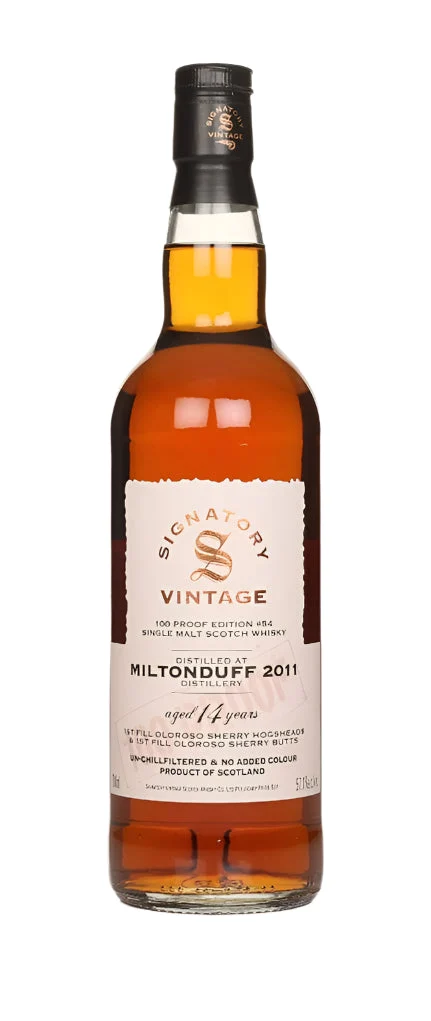 Miltonduff 13 Year Old 2011 - 100 Proof Edition #54 (Signatory) Single Malt Scotch Whisky | 700ML