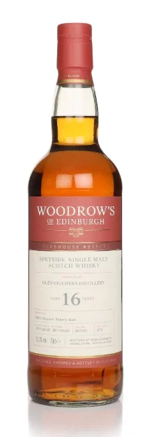 Glentauchers 16 Year Old 2008 Cask #901120 Woodrow's of Edinburgh Single Malt Scotch Whisky | 700ML - Whiskey