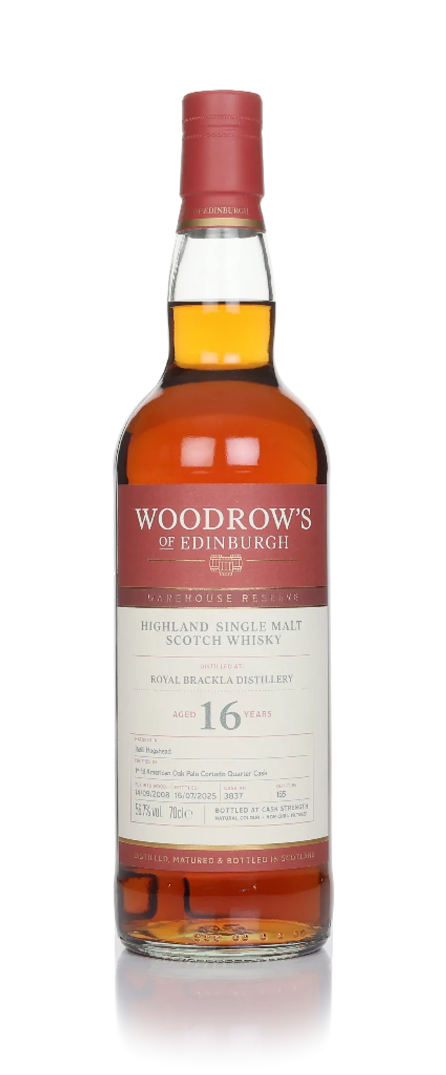 Royal Brackla 16 Year Old 2008 - Woodrow's of Edinburgh Single Malt Scotch Whisky | 700ML