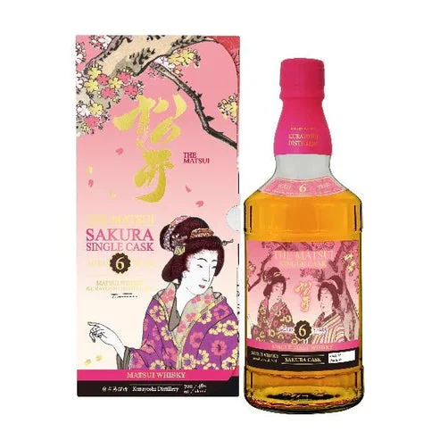 The Matsui Single Sakura Cask 6 Year Old Japanese Single Malt Whisky | 700ML - Whiskey