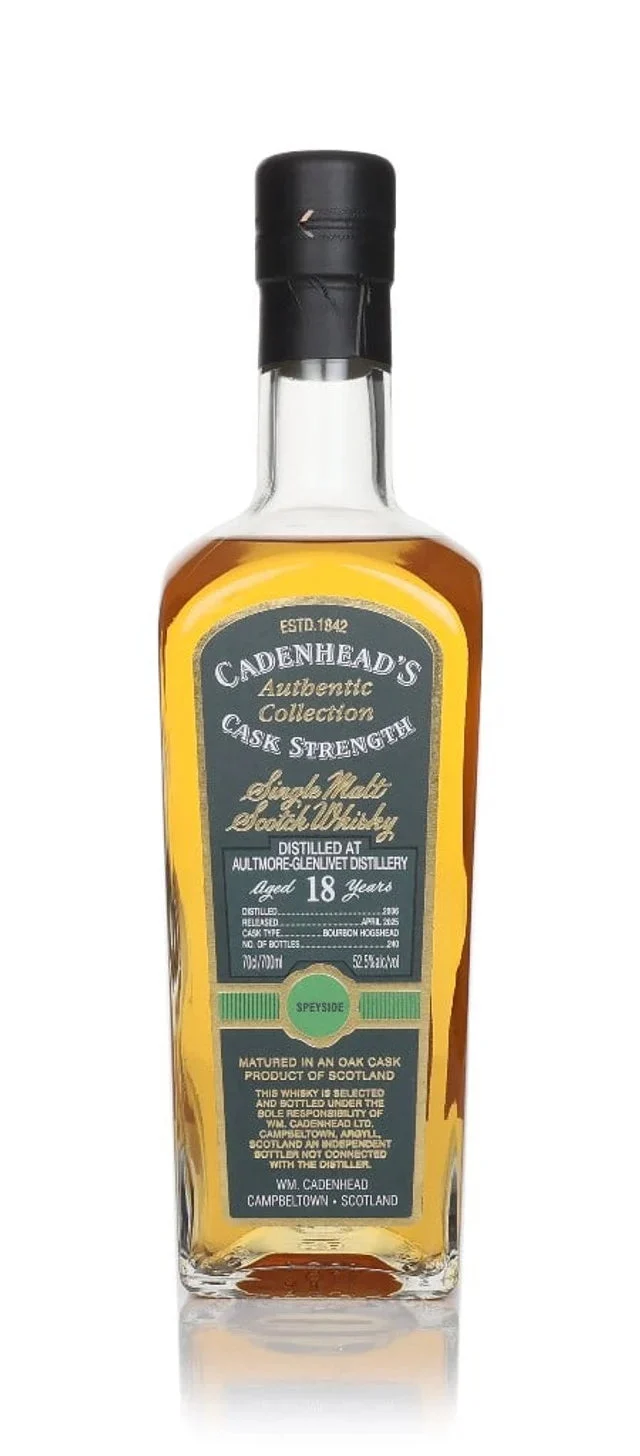 Aultmore 18 Year Old 2006 - Cadenhead's Authentic Collection Single Malt Scotch Whisky | 700ML