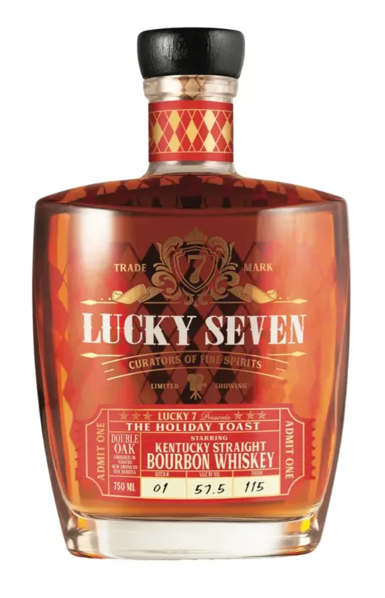 Lucky Seven The Holiday Toast Double Oak Straight Bourbon Whiskey