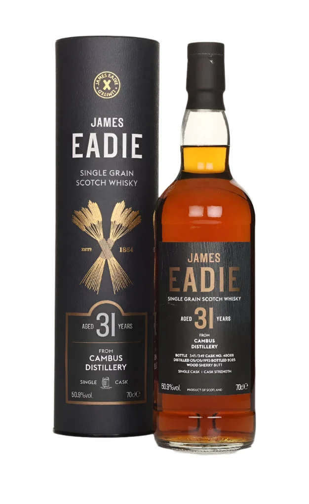 Cambus 31 Year Old 1993 Cask #48088 - James Eadie Single Grain Scotch Whisky | 700ML