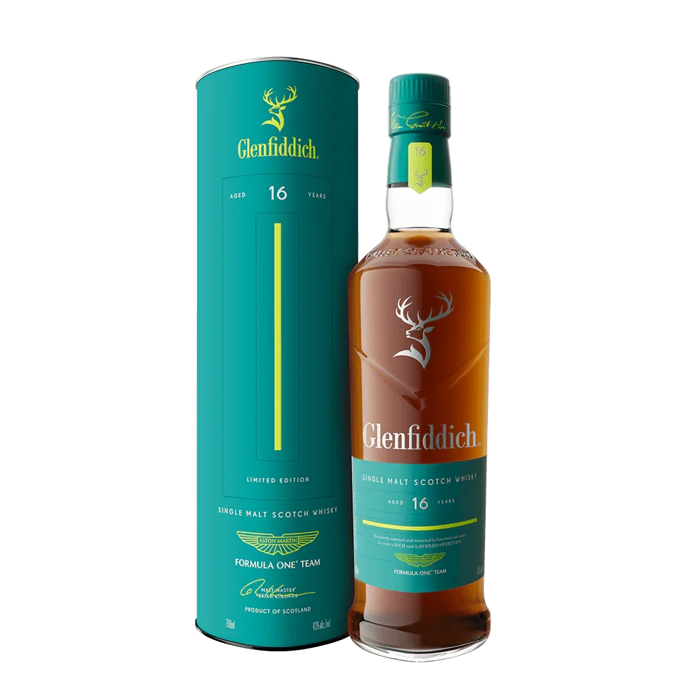 Glenfiddich x Aston Martin Formula One 16 Year Old Single Malt Scotch Whisky - Whiskey