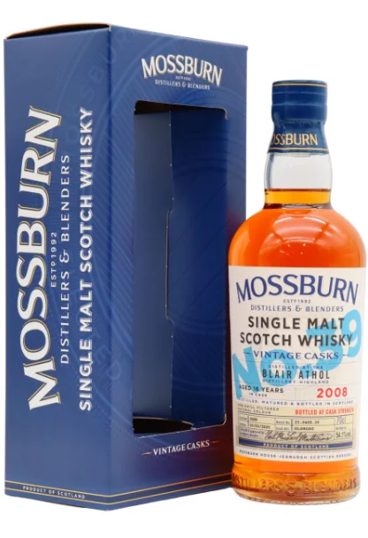 Blair Athol Mossburn Vintage Cask Batch #39 16 Year Old · 2008 Vintage Single Malt Scotch Whisky | 700ML - Whiskey