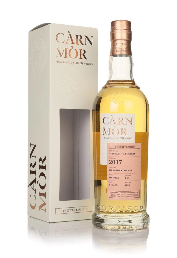 Glen Elgin 6 Year Old 2017 Strictly Limited (Carn Mor) Single Malt Scotch Whisky | 700ML - Whiskey