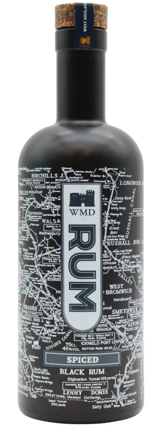 West Midlands Distillery Black Spiced Rum | 700ML