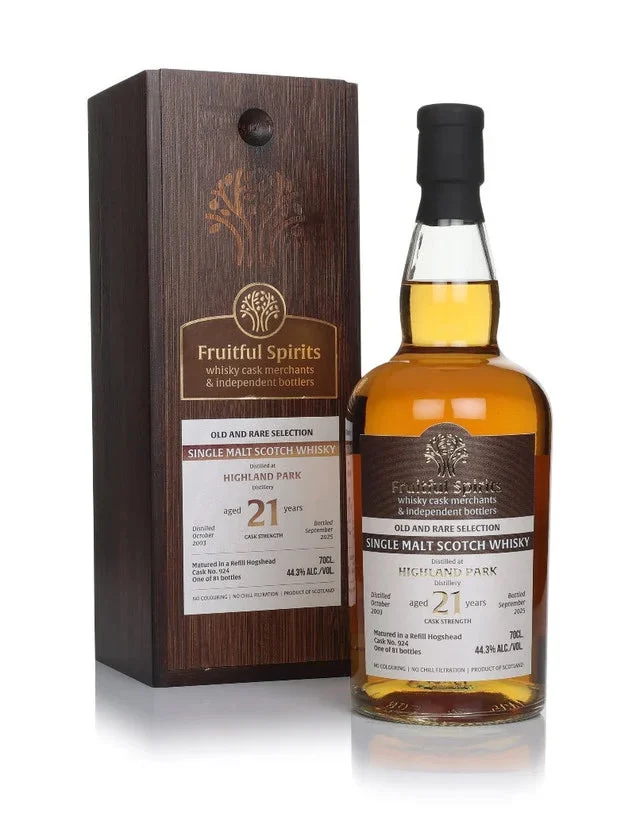 Highland Park 21 Year Old 2003 Cask #924 - Fruitful Spirits Single Malt Scotch Whisky | 700ML