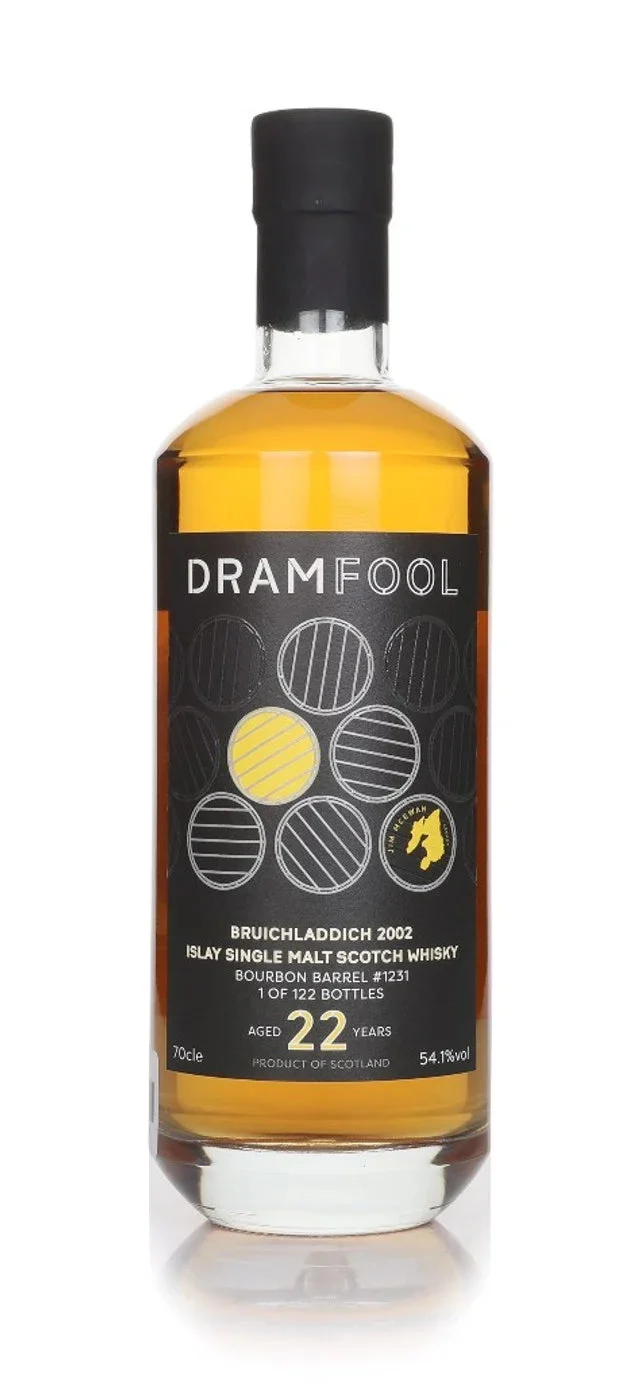 Bruichladdich 22 Year Old 2002 (Dramfool) Single Malt Scotch Whisky | 700ML - Whiskey