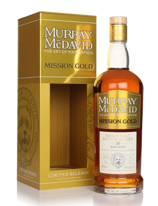 Macduff 26 Year Old 1997 Mission Gold Murray McDavid Single Malt Scotch Whisky | 700ML - Whiskey