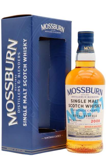 Royal Brackla Mossburn Vintage Cask Batch #41 16 Year Old · 2008 Vintage Single Malt Scotch Whisky | 700ML - Whiskey
