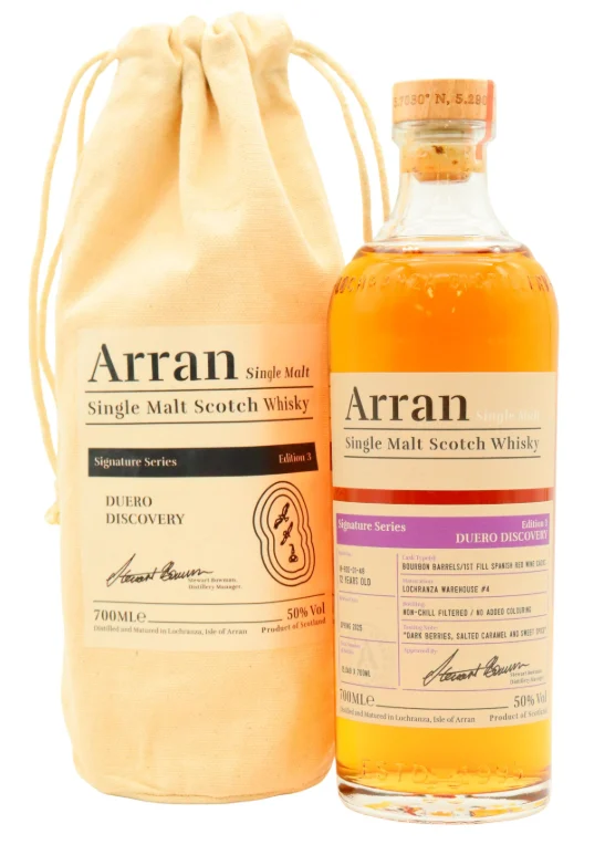 Arran Signature Series Edition 3 - Duero Discovery Whisky 12 Year Old Single Malt Scotch Whisky | 700ML