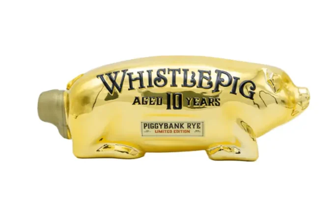 WhistlePig Limited Edition 10 Year Old Aged Gold Edition Piggybank Rye Whiskey | 1L