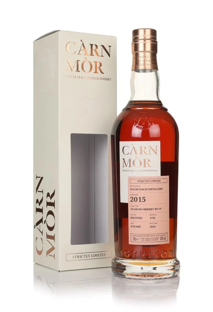 Dalmunach 8 Year Old 2015 Strictly Limited (Carn Mor) Single Malt Scotch Whisky | 700ML - Whiskey