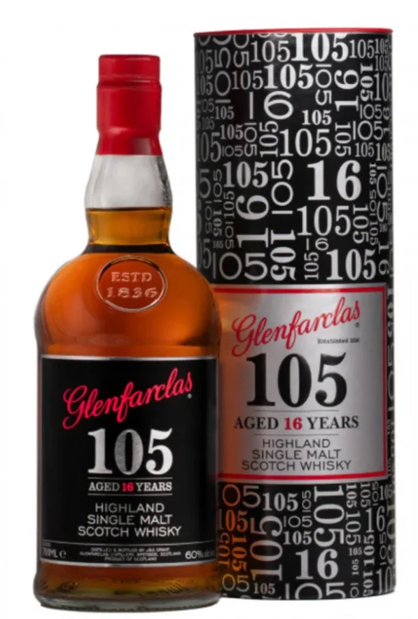 Glenfarclas 16 Year Old 105 Single Malt Scotch Whisky | 700ML - Whiskey