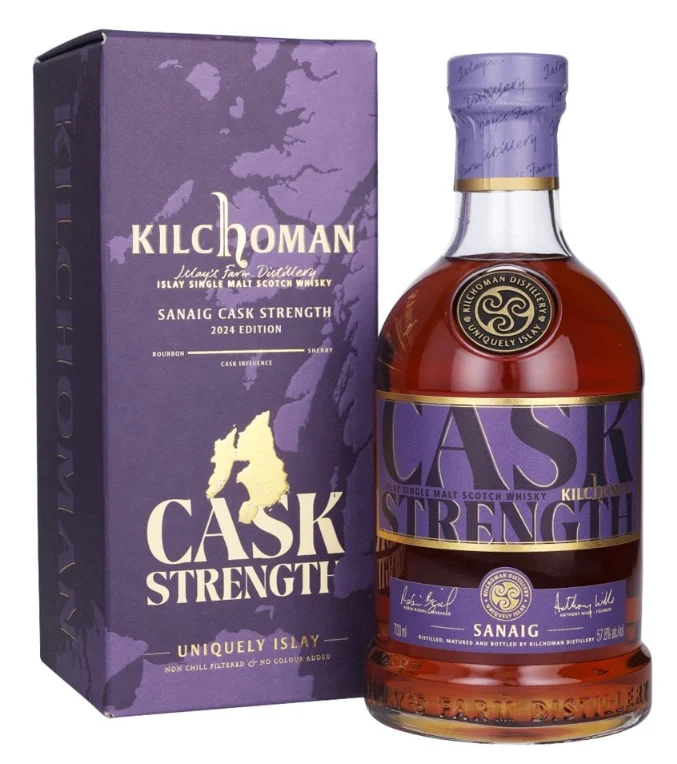 Kilchoman Sanaig Cask Strength 2024 Edition Single Malt Scotch Whisky | 700ML - Whiskey