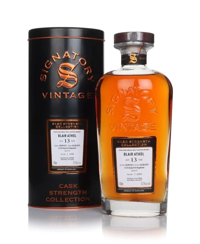 Blair Athol 13 Year Old 2011 Cask #2 - Cask Strength Collection (Signatory) Single Malt Scotch Whisky | 700ML