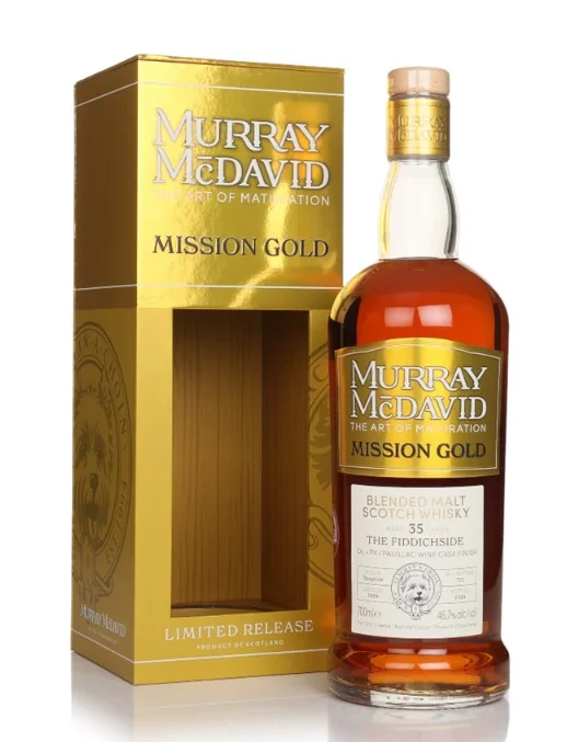 The Fiddichside 35 Year Old 1989 Mission Gold Murray McDavid Single Malt Scotch Whisky | 700ML - Whiskey