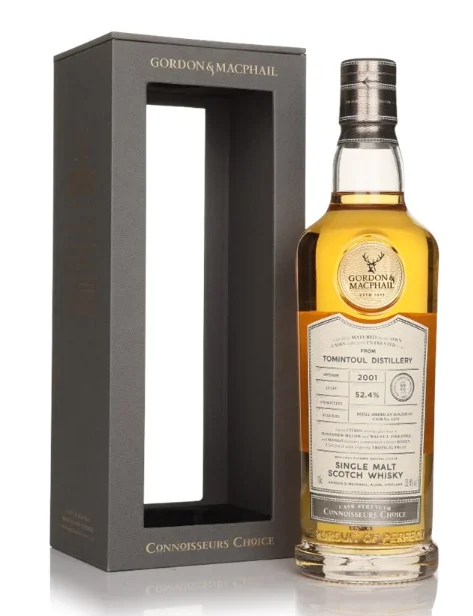 Tomintoul 22 Year Old 2001 Cask #6270 Connoisseurs Choice Gordon & MacPhail Single Malt Scotch Whisky | 700ML - Whiskey