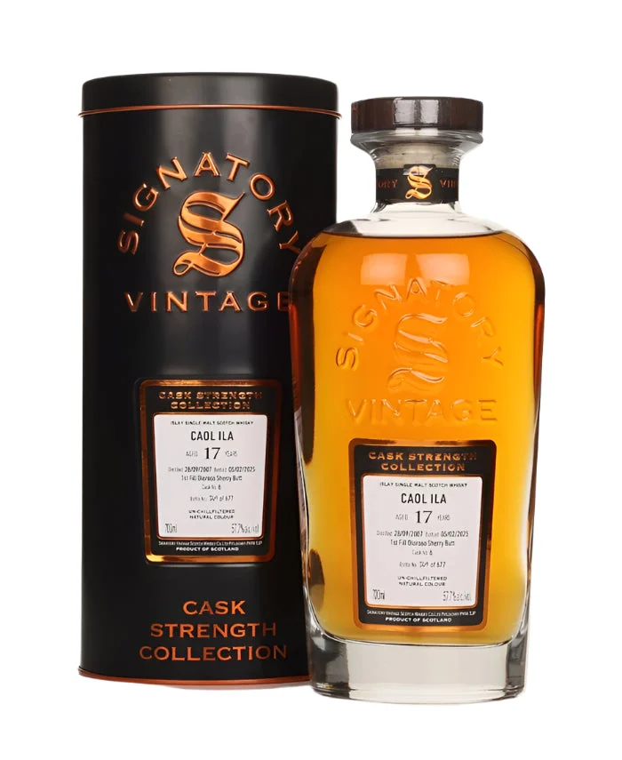 Caol Ila 17 Year Old 2007 Cask #6 - Cask Strength Collection (Signatory) Single Malt Scotch Whisky | 700ML