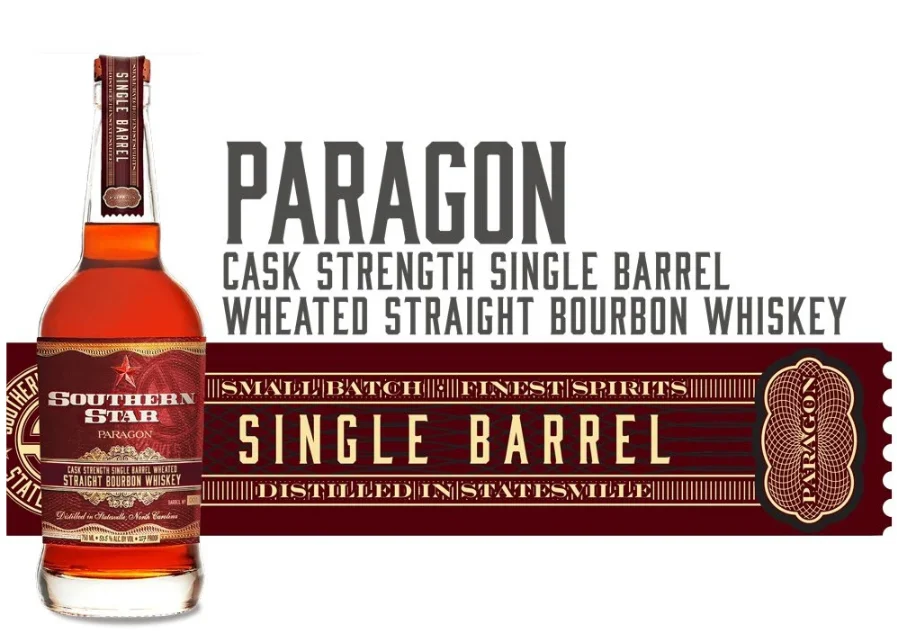 Southern Star Paragon Single Barrel Cask Strength Wheated Proof 109 Straight Bourbon Whiskey