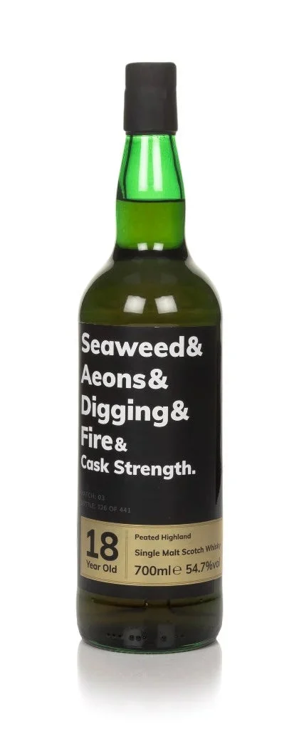 Seaweed & Aeons & Digging & Fire & Cask Strength 18 Year Old Batch #03 Single Malt Scotch Whisky | 700ML - Whiskey