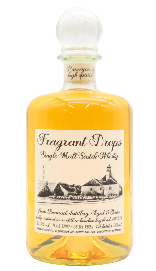 Benriach Fragrant Drops 17 Year Old Single Cask #700204 · 2007 Vintage Single Malt Scotch Whisky | 700ML - Whiskey