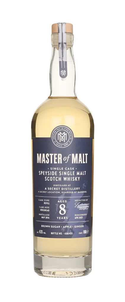 A Secret Speyside Distillery 8 Year Old 2016 Single Cask (Private Bottle) Single Malt Scotch Whisky | 700ML - Whiskey