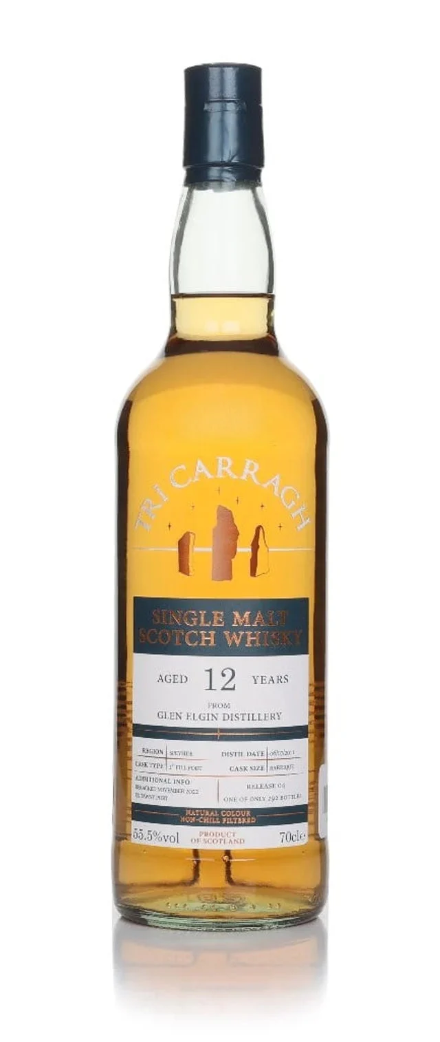 Glen Elgin 12 Year Old 2011 (Tri Carragh) Single Malt Scotch Whisky | 700ML - Whiskey