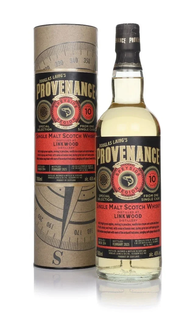 Linkwood 10 Year Old 2014 Cask #19845 - Provenance (Douglas Laing) Single Malt Scotch Whisky | 700ML