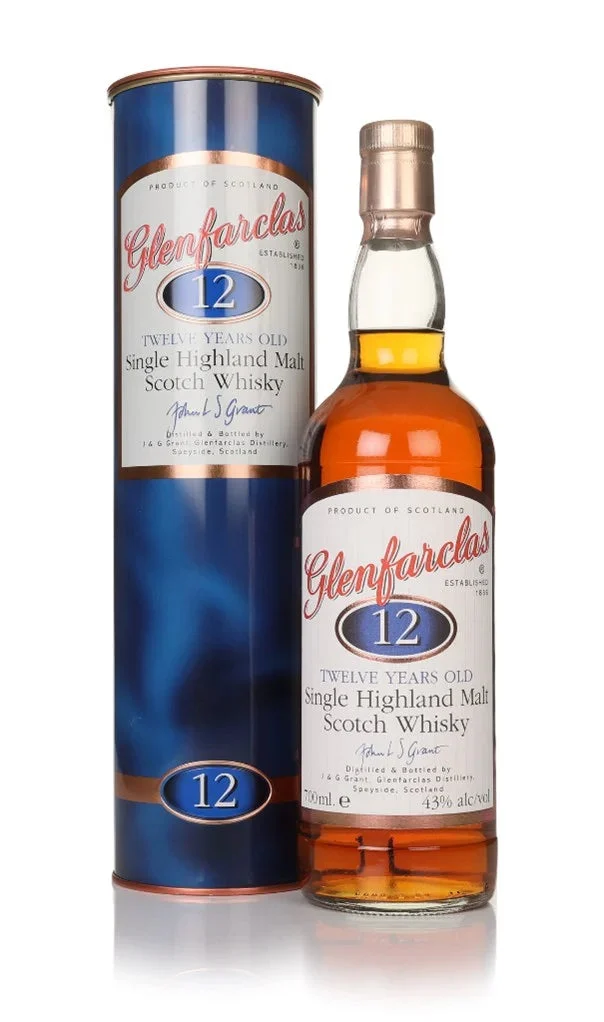 Glenfarclas 12 Year Old Early 2000s Single Malt Scotch Whisky | 700ML - Whiskey
