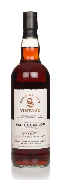 Benrinnes 13 Year Old 2011 - 100 Proof Edition #33 Signatory Single Malt Scotch Whisky | 700ML