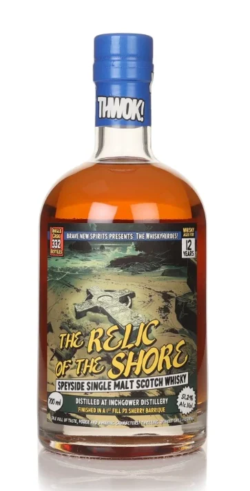 Inchgower 12 Year Old Whiskyheroes Brave New Spirits Single Malt Scotch Whisky | 700ML - Whiskey