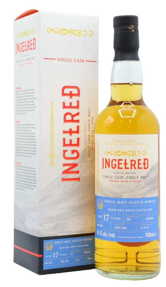 Ben Nevis Ingelred Single Cask #398 17 Year Old 2005 Vintage Single Malt Scotch Whisky | 700ML - Whiskey